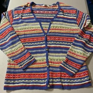Colorful Striped Women's Sweater